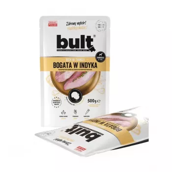 Šlapias šunų ėdalas BULT Rich in Turkey 100 g – pilnavertis konservuotas maistas suaugusiems šunims