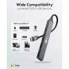 Goobay Slim 5 prievadų USB mazgas, USB-C™ į USB-C™/USB-A, USB 3.2 (74460)