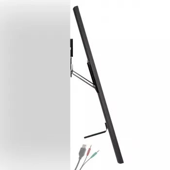 Maclean MC-481 itin plokščias TV laikiklis sienai, 37-80 col., iki 75 kg, VESA 600x400