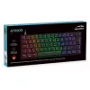 Mechaninė žaidimų klaviatūra Speedlink ATMOS RGB – kompaktiškas išdėstymas, RGB foninis apšvietimas
