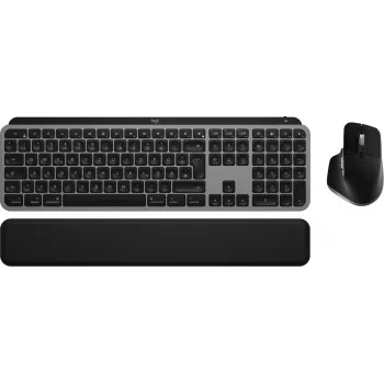 Logitech MX Keys S Combo for Mac, belaidė klaviatūra ir pelė su DE išdėstymu, optimizuota macOS
