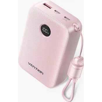 Nešiojamas išorinis akumuliatorius Vention FKBP0-C 20000mAh – 2x USB-C ir 1x USB-A išėjimai