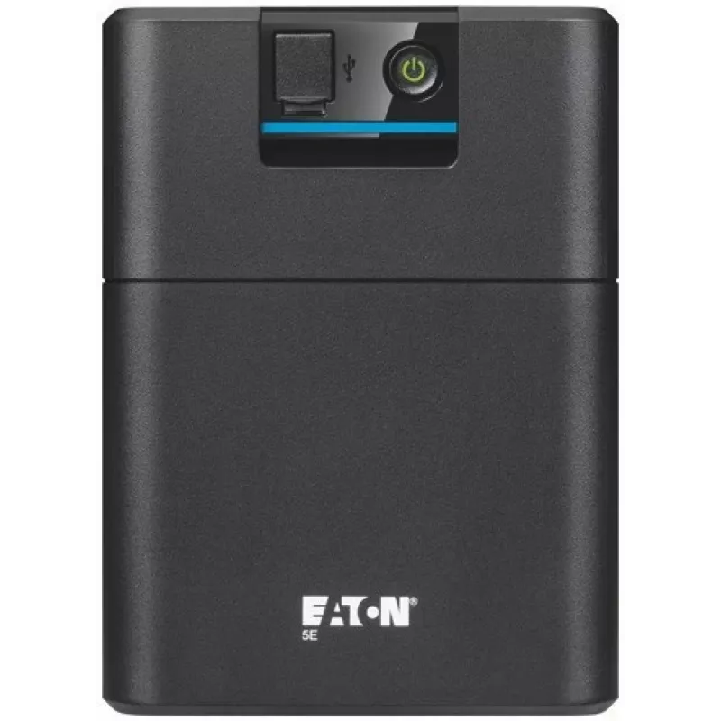 Nepertraukiamo maitinimo šaltinis UPS Eaton 5E Gen2 700, linijinis-interaktyvus, 0,7 kVA (360 W), 2 lizdai E tipas, juodas, kompaktiškas