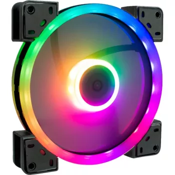 INTER-TECH 88885539 140 mm ARGB korpuso ventiliatorius – juodas