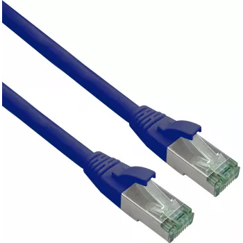 Tinklo laidas Helos Patch-Kabel - RJ-45 (M) į RJ-45 (M) Cat 6 3m mėlynas
