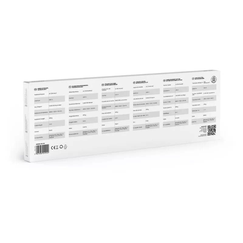 Savio KB-04 klaviatūra namams/biurui USB QWERTY JK tarptautinė juoda