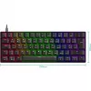 Mechaninė žaidimų klaviatūra Speedlink ATMOS RGB – kompaktiškas išdėstymas, RGB foninis apšvietimas