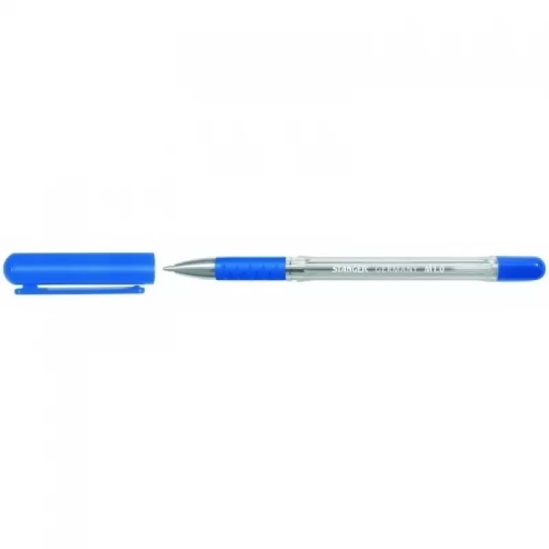 Tušinukas Stanger 18000300007 – mėlyna rašalo spalva, 1,0 mm antgalis, Softgrip