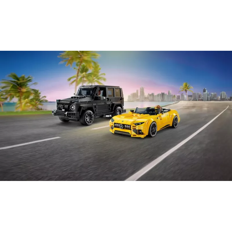LEGO Speed Champions Mercedes-AMG G 63 ir Mercedes-AMG SL 63 76924, įvairiaspalvis
