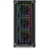 Korpusas Sharkoon AK5M RGB Midi Tower Juodas