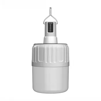 Kempingo lempa Superfire T26-S — 500 lm, saulės įkrovimas, 18 W galia