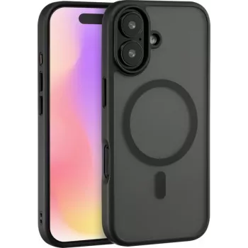 Renkforce iPhone 17 juodas permatomas dėklas Apple 17 (RF-6830722)