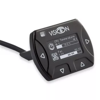 Aqua Computer VISION Touch su išoriniu USB laidu, IR, temperatūros matavimas