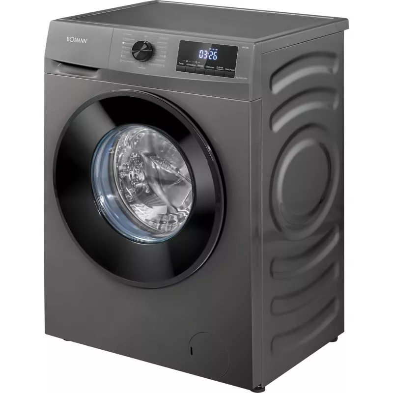 Skalbimo mašina BOMANN WA 7185, 8 kg, 1400 aps./min., A energijos klasė, juoda