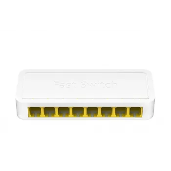Cudy FS108D tinklo jungiklis Fast Ethernet 10/100, 8 prievadų