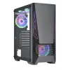 Korpusas GOLDEN TIGER Buffalo M730i, ATX/micro ATX, juodas, Midi Tower