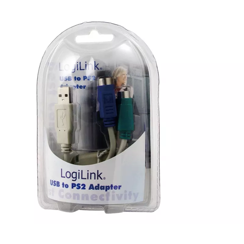 LogiLink Adapter USB - 2x PS/2 AU0004A