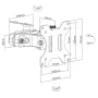 Laikiklis monitoriui MACLEAN MC-983 17–32 col., VESA 75x75–100x100, 8 kg, prie stulpo/sienos