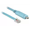 Serijinis kabelis DeLOCK 63914 USB Type-C RJ45 3m mėlynas