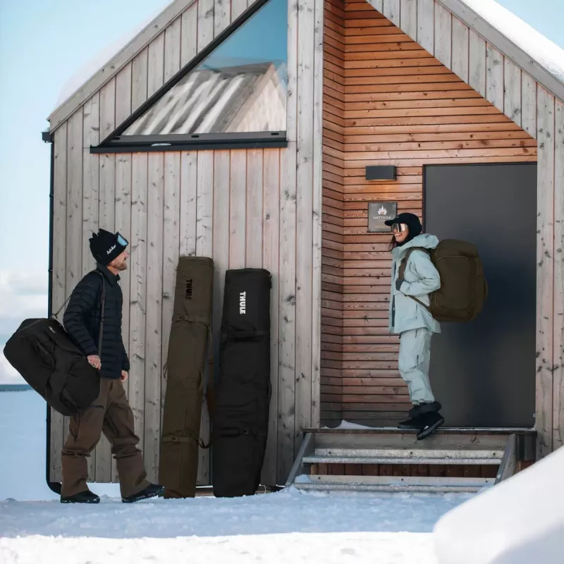 Thule 5160 Roundtrip slidžių ir snieglenčių kelioninis krepšys 80L juodas