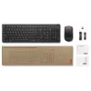 Belaidis klaviatūros ir pelės rinkinys Lenovo Essential Wireless Combo Gen2 – juodas, kompaktiškas, belaidis ryšys