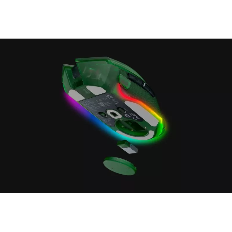 Pelė Razer Basilisk V3 Pro 35K RF belaidė + Bluetooth + USB Type-A