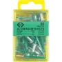 Akninės kniedės c.k tools T3819A 412 aliuminės Ø3,15 mm, pakuotė 50 vnt.