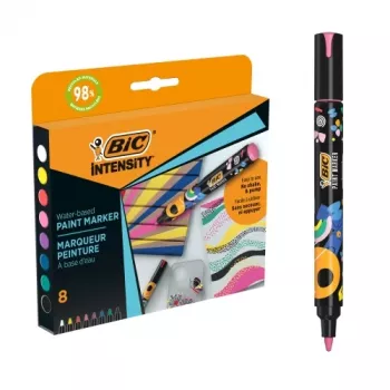 Bic 527430 žymekliai dažams, 8 spalvos