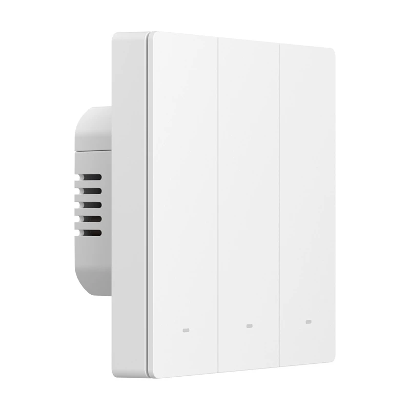 Sieninis jutiklinis jungiklis Sonoff ZBM5-3C-86W 3 kanalų Zigbee, 3 mygtukai, įleidžiamas montavimas