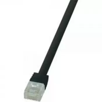 Tinklo kabelis LogiLink 5m Cat6 RJ45 Juodas U/UTP