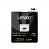 LEXAR microSD High Endurance atminties kortelė 64GB C10 A1 U1 V30 100/35MB/s