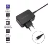 Mobiliojo įrenginio įkroviklis QOLTEC 51024 – Universalus AC vidinis įkroviklis, 65W PD, 20V/3,25A, 1,2m laidas, Juodas