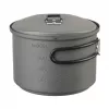 ESBIT puodų rinkinys su alkoholiniu degikliu, aliuminis 1,5 L, Ø15,4 cm, H115 mm, juodas