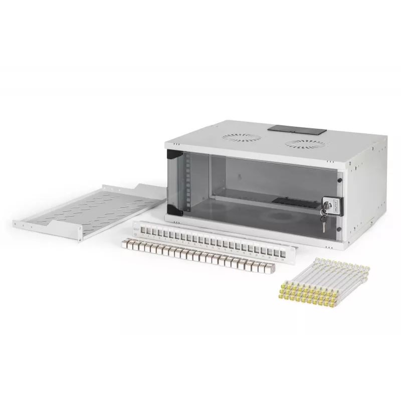 Digitus SOHO Pro tinklo komplektas, 483 mm (19 inch) – 4U, 540 x 400 mm (P x G)
