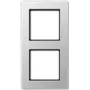 JUNG AC 582 AL. Produktfarbe: Aluminium, Markenkompatibilität: JUNG, Material: Duroplast. Breite: 84 mm, Höhe: 155 mm (AC582AL)