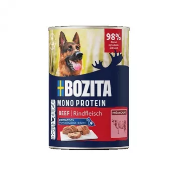 BOZITA Monoprotein Pate Jautiena – šlapi šunų ėdalai – 400 g