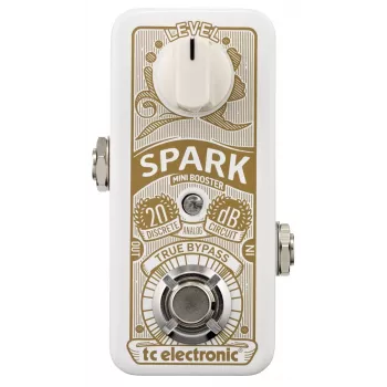 TC Electronic Spark Mini efektų pedalas Baltas