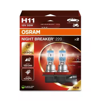 Halogeninių lempučių rinkinys Ledvance H11 12V 3700K, 2 vnt.