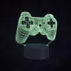 Stalinė lempa MANTA SNL57RGB RGB 3D šviesos dekoracija, RGB LED, dekoratyvinis 3D efektas