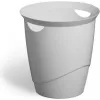 Šiukšlių dėžė apvali plastikinė pilka Durable 776010