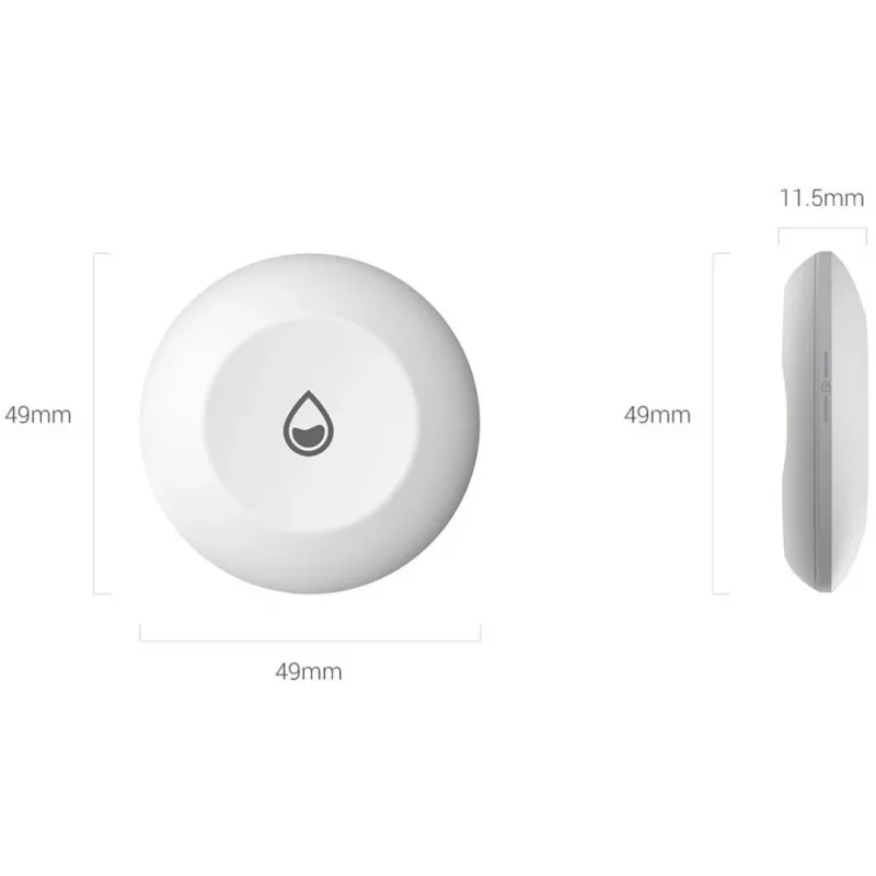 Vandens detektorius EZVIZ T10C Sensmitter Wireless IP67 Baltas, CR123A baterija, 2400 MHz, 200 m atstumas