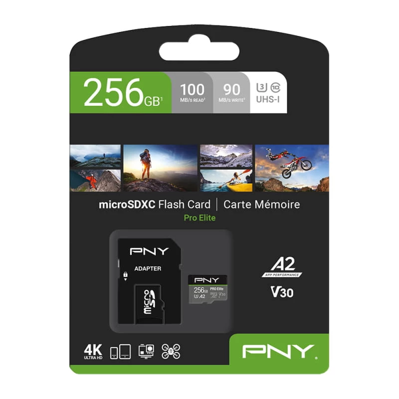 MicroSDXC 256 GB PNY PRO Elite P-SDU256V32100PRO-GE