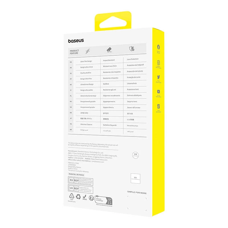 Dėklas telefonui iPhone 15 ProMax Baseus OS-Lucent Series (skaidrus)
