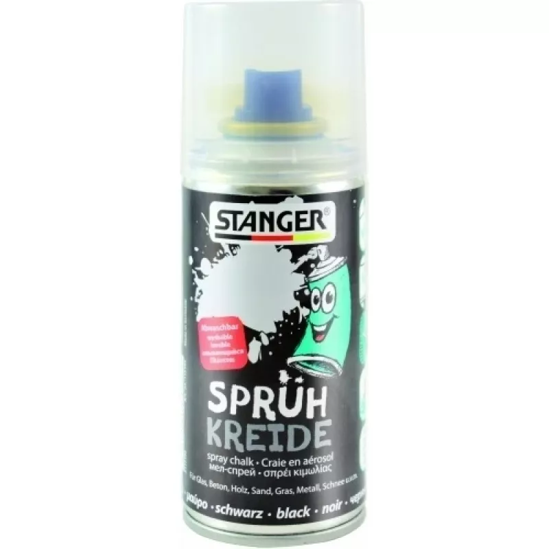 STANGER Purškiama kreida, 150 ml, juoda 115105