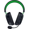 Ausinės žaidimams Razer BlackShark V3 X HyperSpeed — laidinės ir belaidės (USB-A, Bluetooth), uždengiančios ausis, 20–28 kHz, 270 g, juodos/žalios