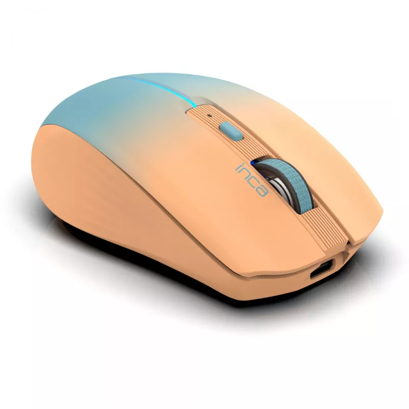 Cian Technology GmbH INCA Mouse IWM-511RT belaidė pelė su RGB apšvietimu, oranžinė
