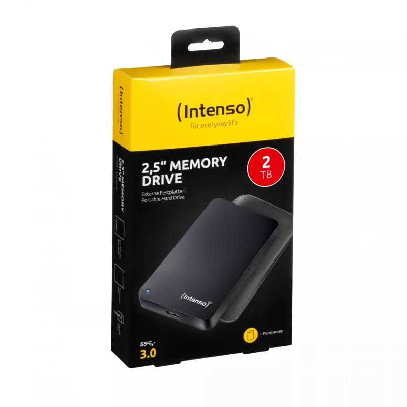 Išorinis kietasis diskas Intenso 2TB USB 3.2 2,5 colio juodas