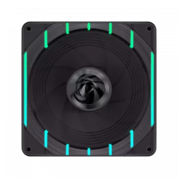 GAMEMAX TORNADO T12 ARGB-R 120mm korpuso ventiliatorius – juodas