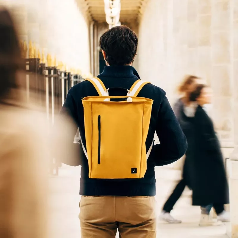 Kuprinė Native Union W.F.A Backpack geltona 100% perdirbtas PET