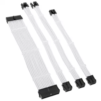Kolink Core Standard Pintuotas Kabelių Prailginimo Rinkinys - Ryškiai Baltas